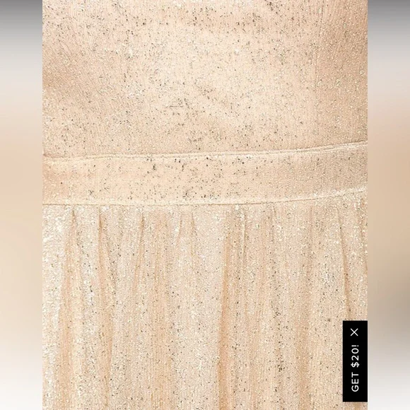 Lulu’s Always Moving Gold Dress - Picture 5 of 8